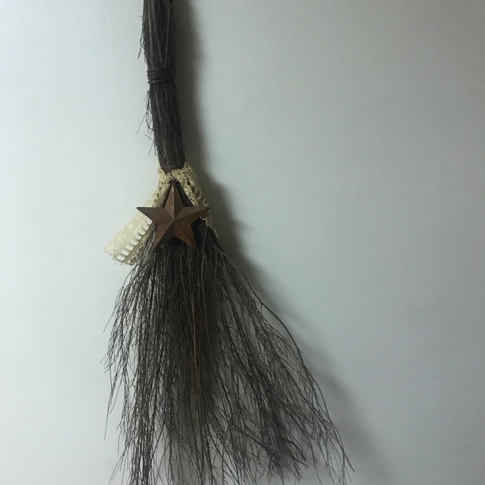 A antique broom